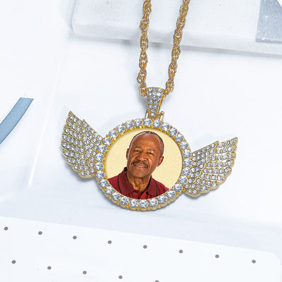 Angel Wings Memory Necklace